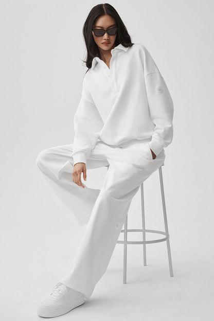 Take It Easy Long Sleeve Henley Pullover