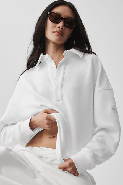 Take It Easy Long Sleeve Henley Pullover