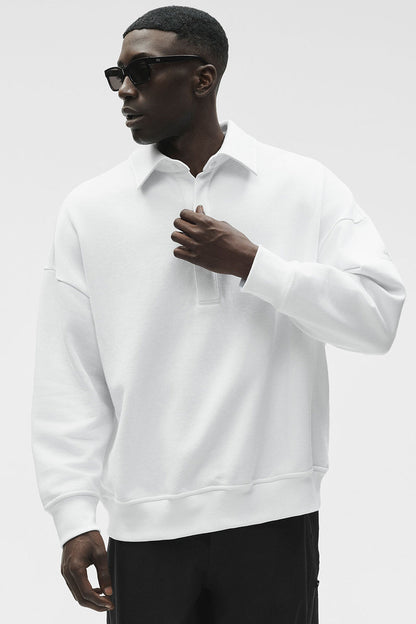 Take It Easy Long Sleeve Henley Pullover