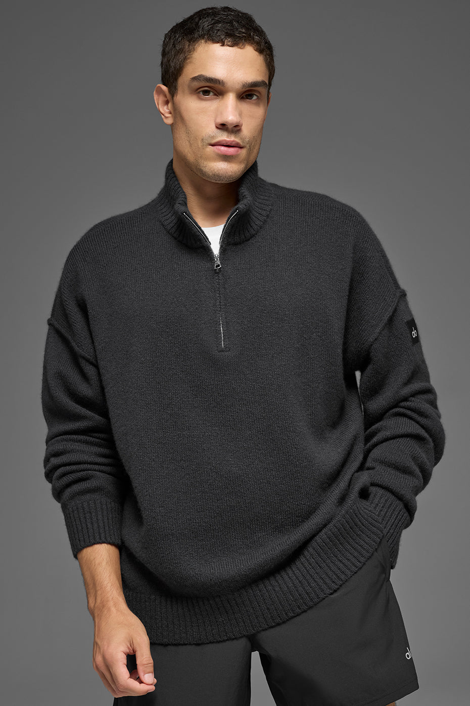 Wool Cashmere New Class 1/4 Zip Pullover