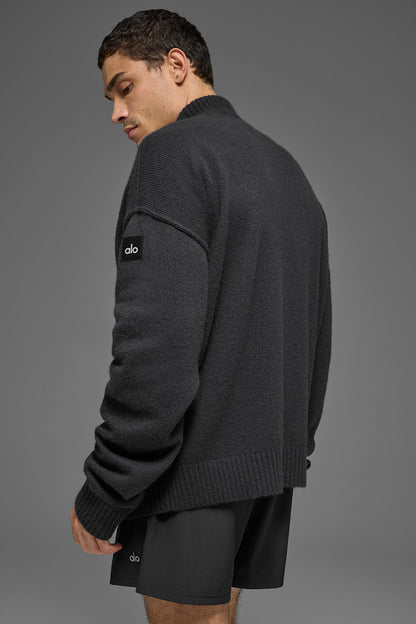 Pull Zippé 1/4 En Laine Et Cachemire New Class