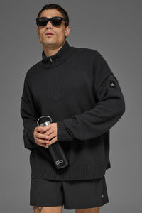 Wool Cashmere New Class 1/4 Zip Pullover
