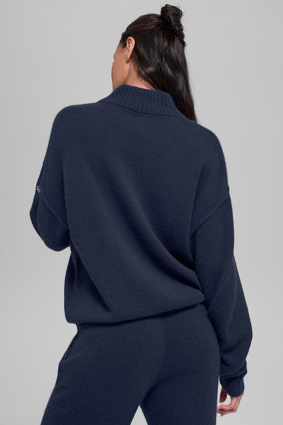 Pull Zippé 1/4 En Laine Et Cachemire New Class
