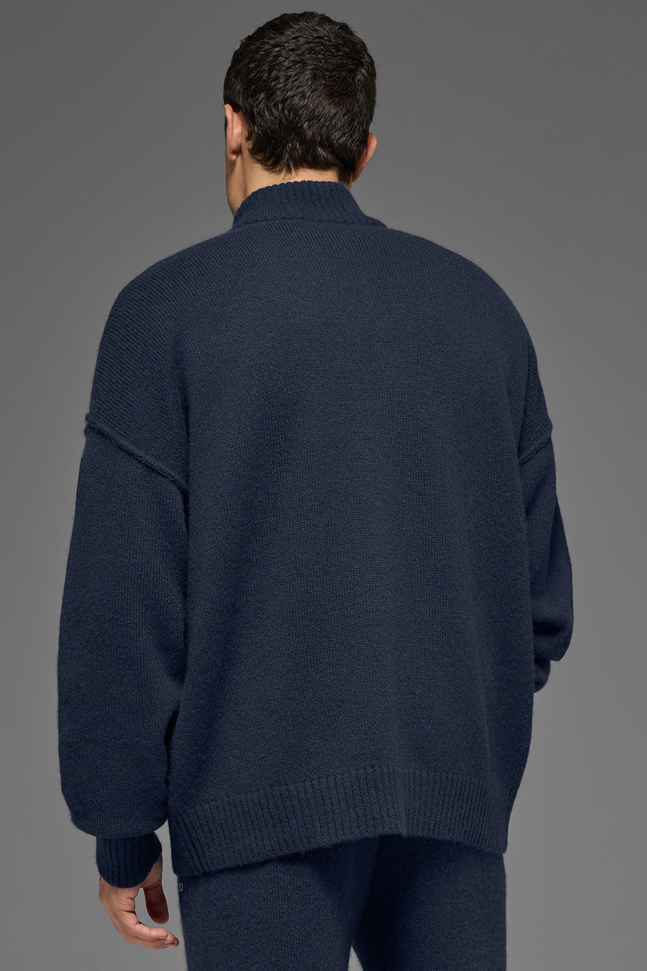 Pull Zippé 1/4 En Laine Et Cachemire New Class