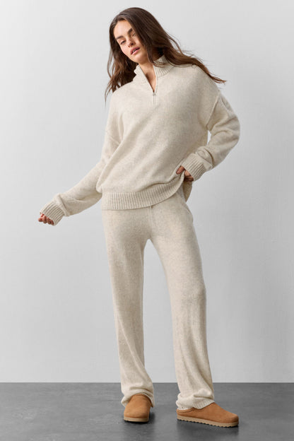 Wool Cashmere New Class 1/4 Zip Pullover