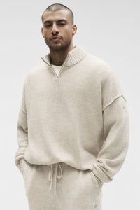 Wool Cashmere New Class 1/4 Zip Pullover