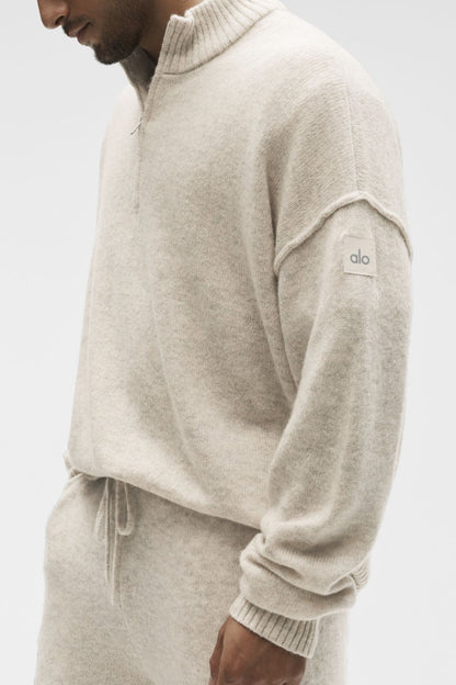 Wool Cashmere New Class 1/4 Zip Pullover