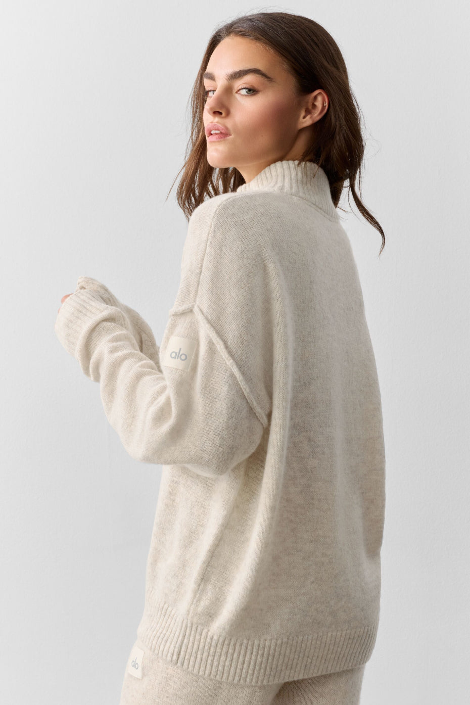 Wool Cashmere New Class 1/4 Zip Pullover