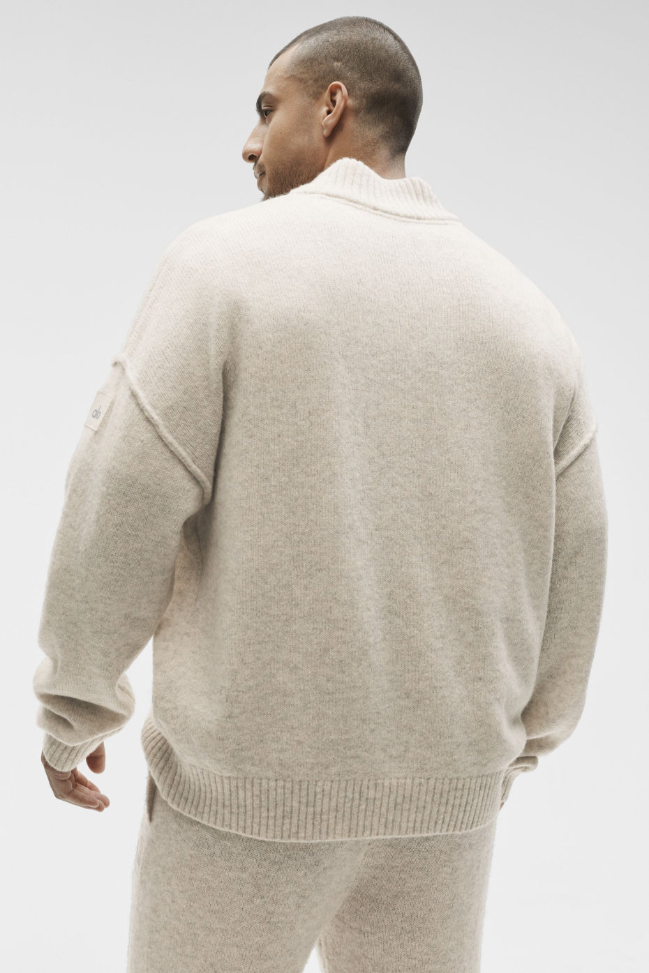 Pull Zippé 1/4 En Laine Et Cachemire New Class