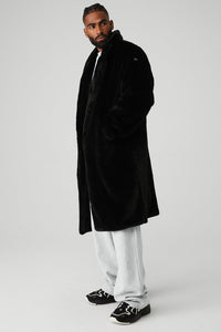 Oversized Faux Fur Trench