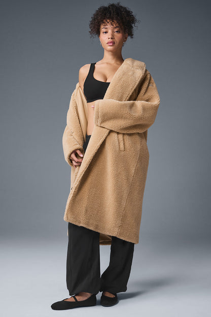 Trench-Coat Sherpa Oversize