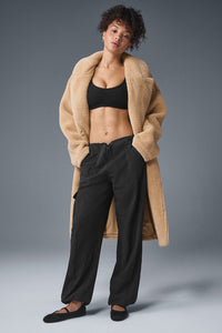 Trench-Coat Sherpa Oversize