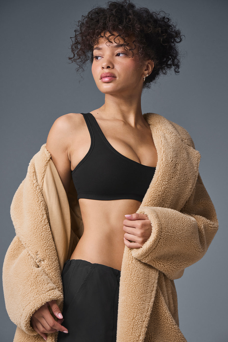 Trench-Coat Sherpa Oversize