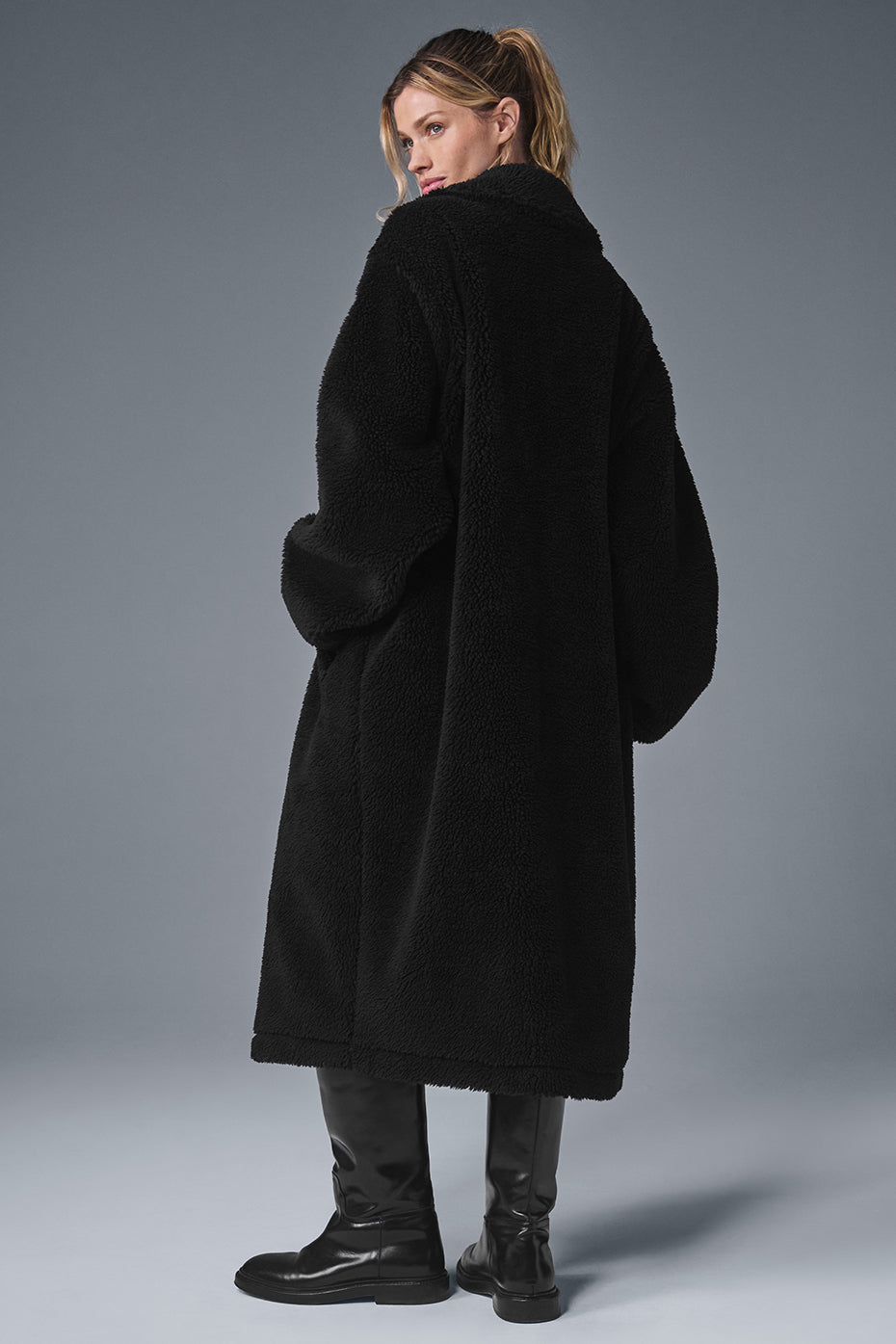 Trench-Coat Sherpa Oversize
