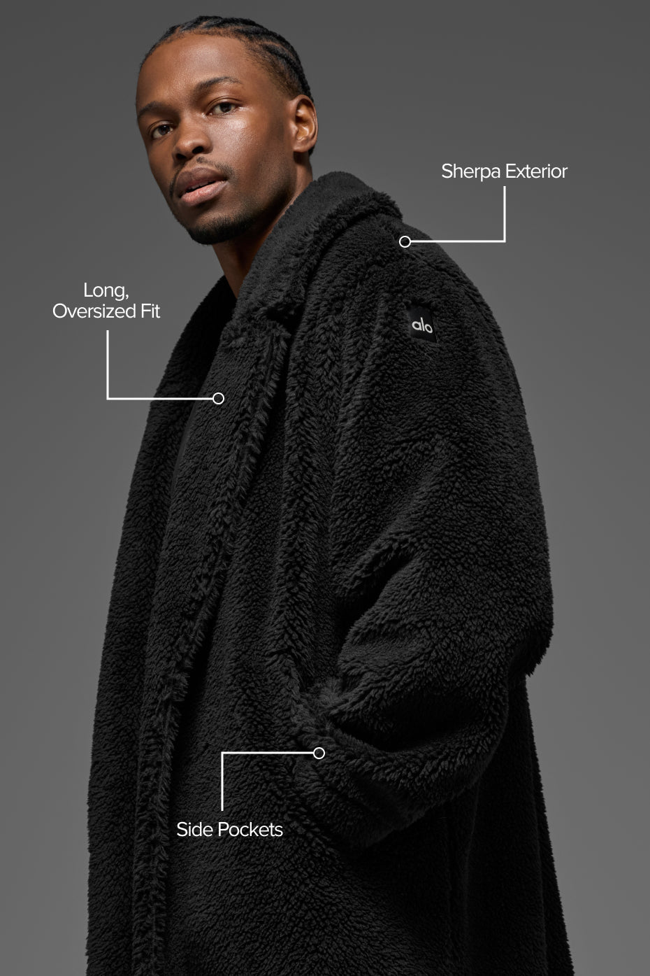 Oversized Sherpa Trench