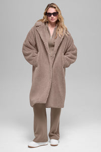 Trench-Coat Sherpa Oversize