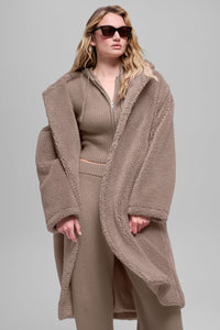 Trench-Coat Sherpa Oversize