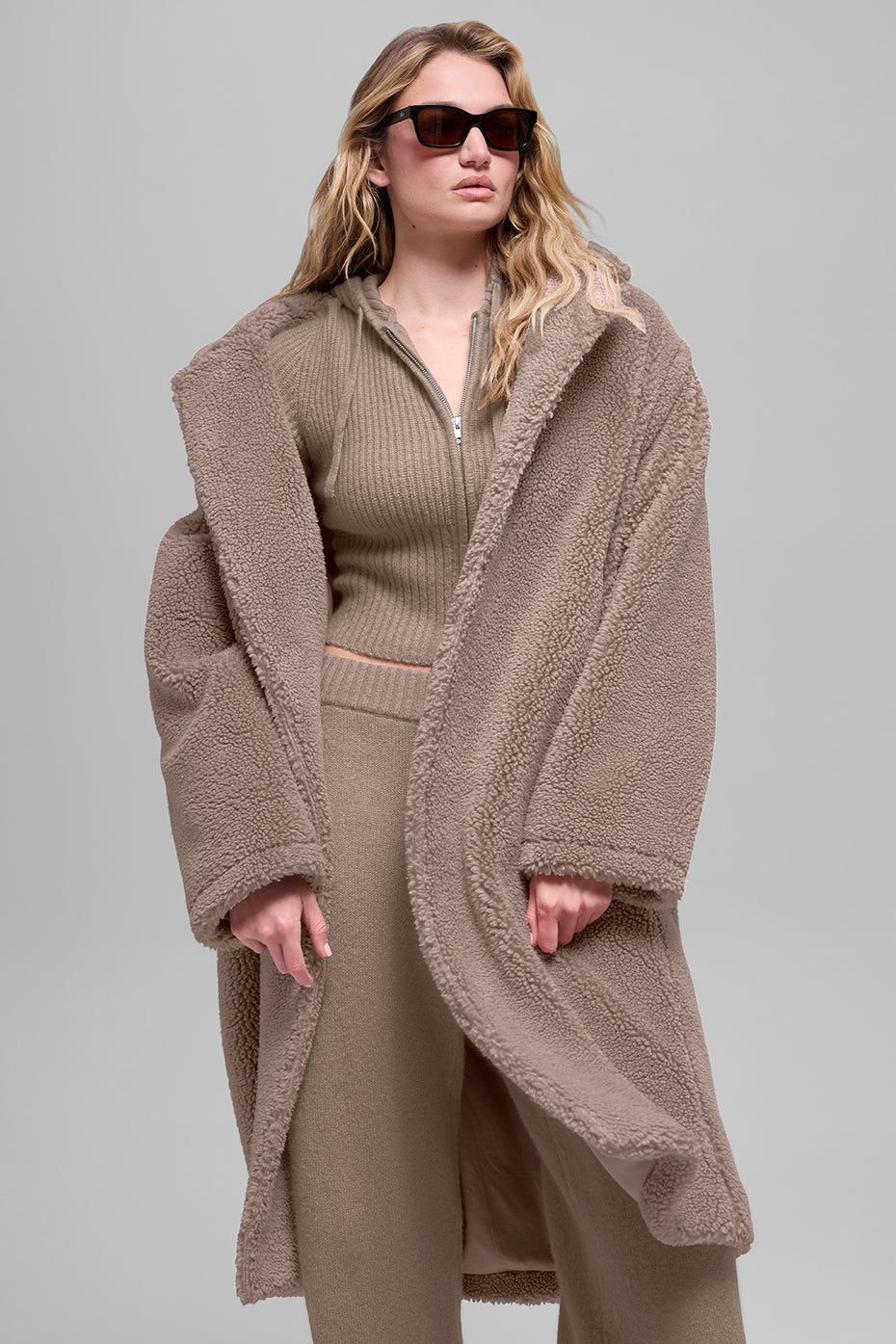 Trench-Coat Sherpa Oversize