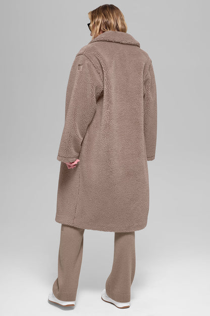 Trench-Coat Sherpa Oversize