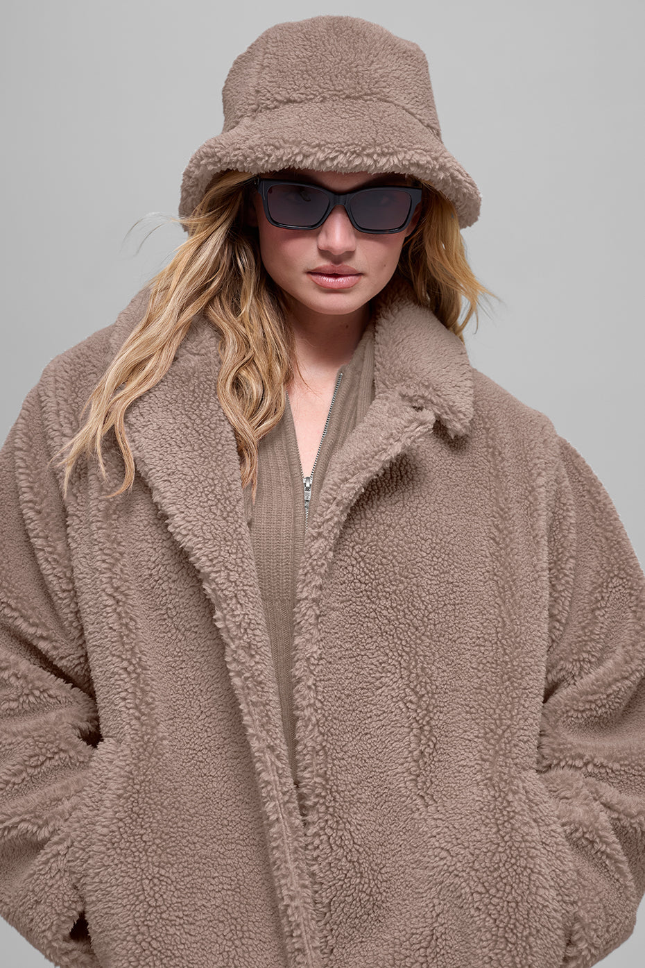 Trench-Coat Sherpa Oversize