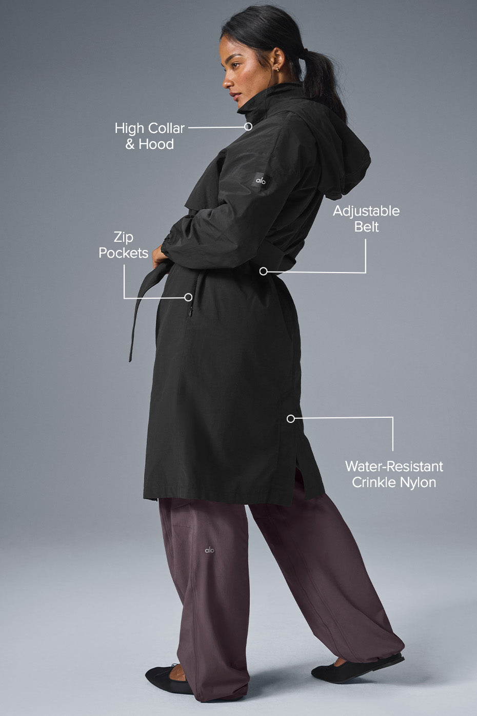 Trench-Coat Plissé On The Move