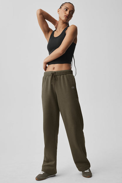 Pantalon De Survêtement Coupe Droite Accolade - Bordeaux