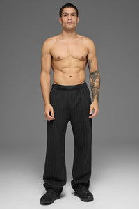 Pantalon De Survêtement Coupe Droite Pinstripe