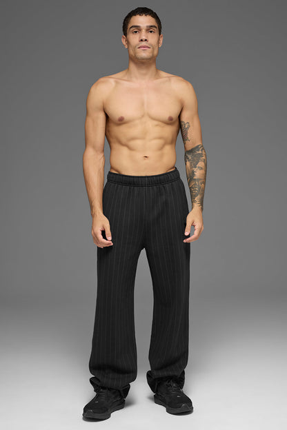 Pantalon De Survêtement Coupe Droite Pinstripe
