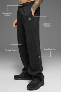 Pantalon De Survêtement Coupe Droite Pinstripe