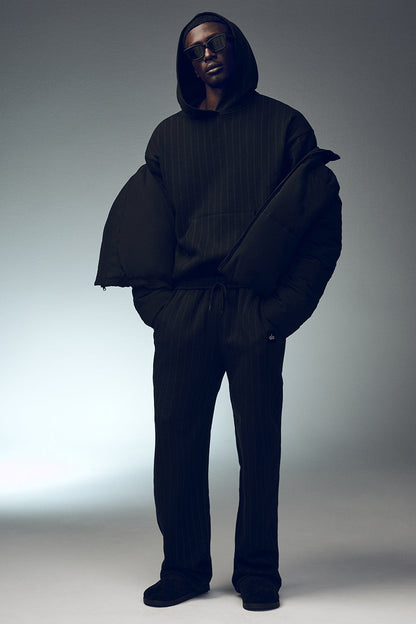 Pantalon De Survêtement Coupe Droite Pinstripe