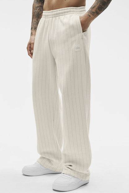 Pantalon De Survêtement Coupe Droite Pinstripe
