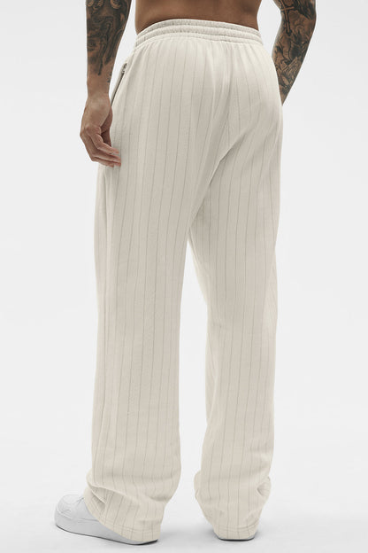 Pantalon De Survêtement Coupe Droite Pinstripe