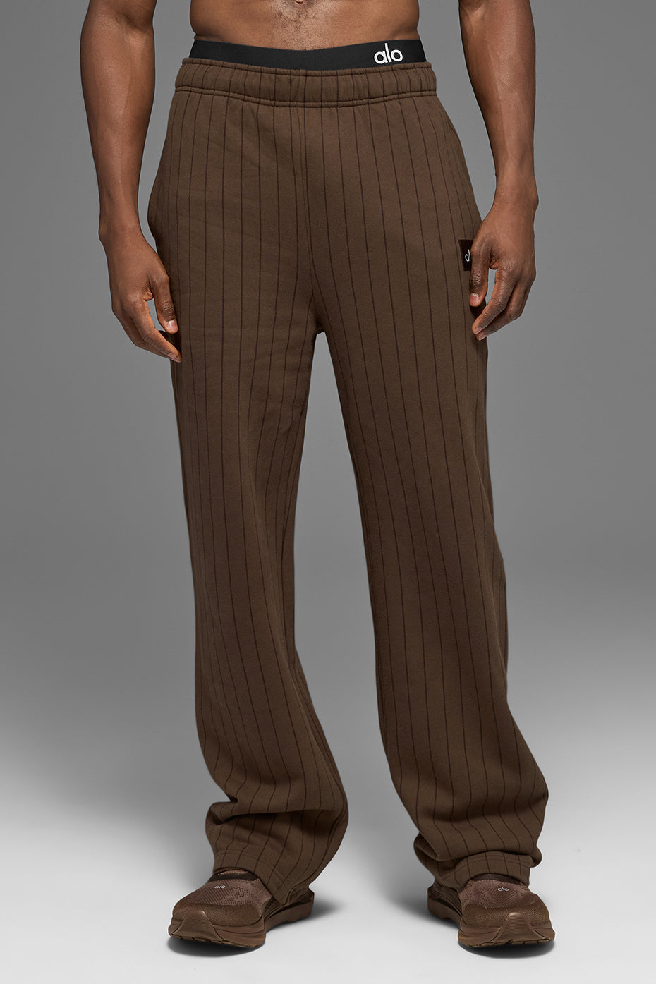 Pantalon De Survêtement Coupe Droite Pinstripe