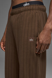 Pantalon De Survêtement Coupe Droite Pinstripe