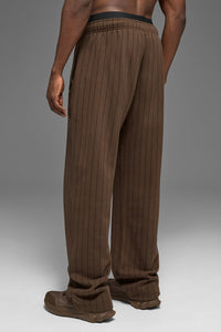 Pantalon De Survêtement Coupe Droite Pinstripe