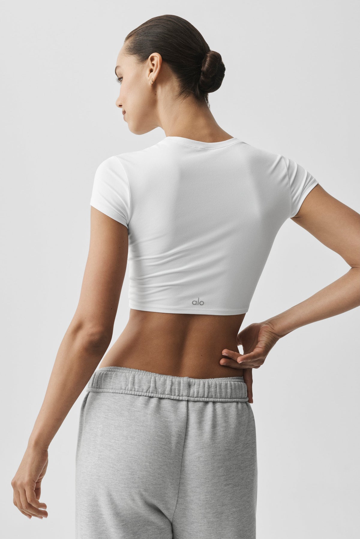 Alosoft Crop Finesse Short Sleeve