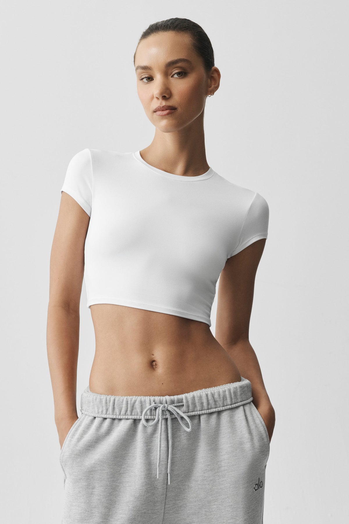 Alosoft Crop Finesse Short Sleeve