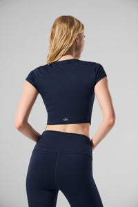 Alosoft Crop Finesse Short Sleeve