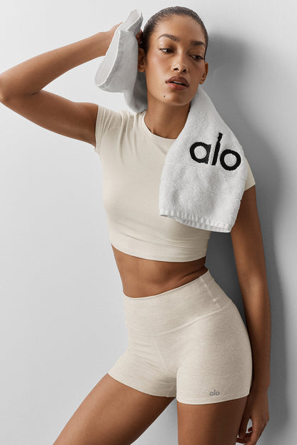 Alosoft Crop Finesse Short Sleeve