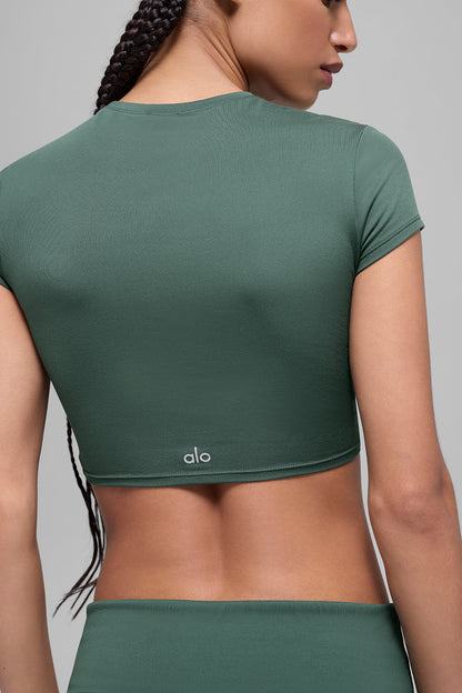 Alosoft Crop Finesse Short Sleeve