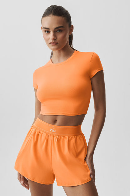 Alosoft Crop Finesse Short Sleeve
