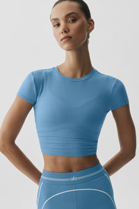 Alosoft Crop Finesse Short Sleeve