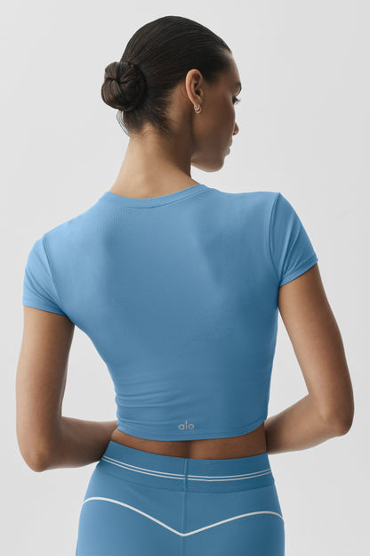 Alosoft Crop Finesse Short Sleeve
