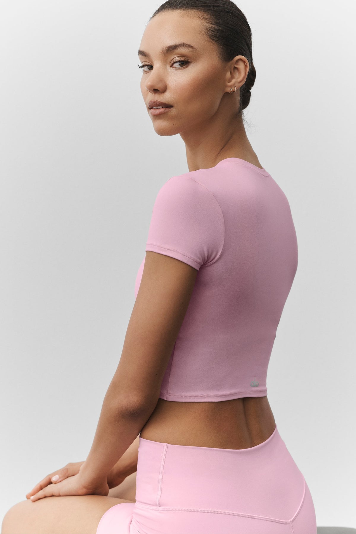Alosoft Crop Finesse Short Sleeve
