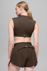 Haut Manches Courtes ALO Softsculpt Capped Out