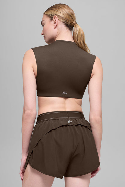 Haut Manches Courtes ALO Softsculpt Capped Out