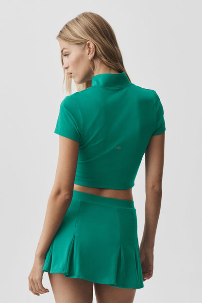 Haut Zippé Manches Courtes ALO Softsculpt