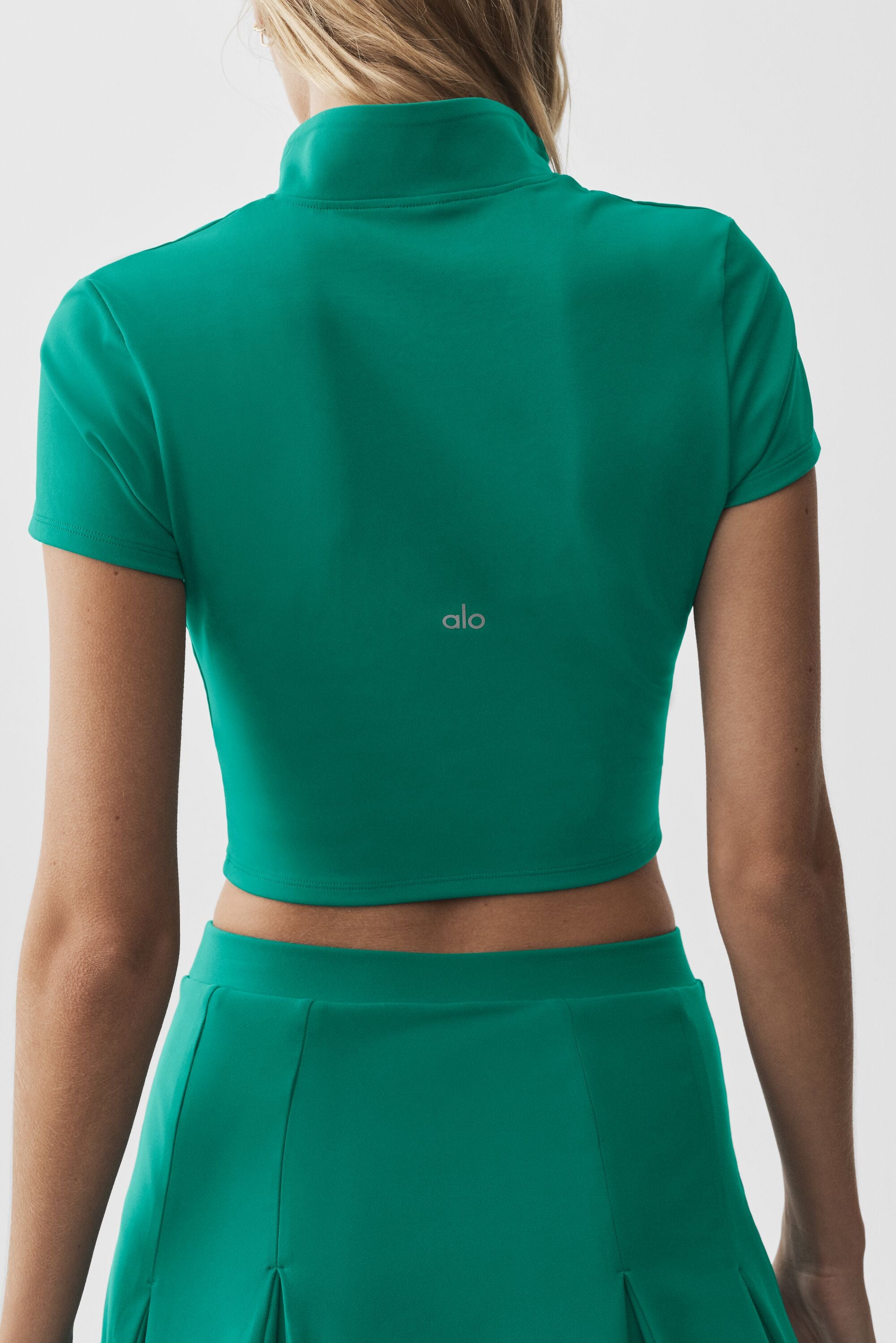 Haut Zippé Manches Courtes ALO Softsculpt