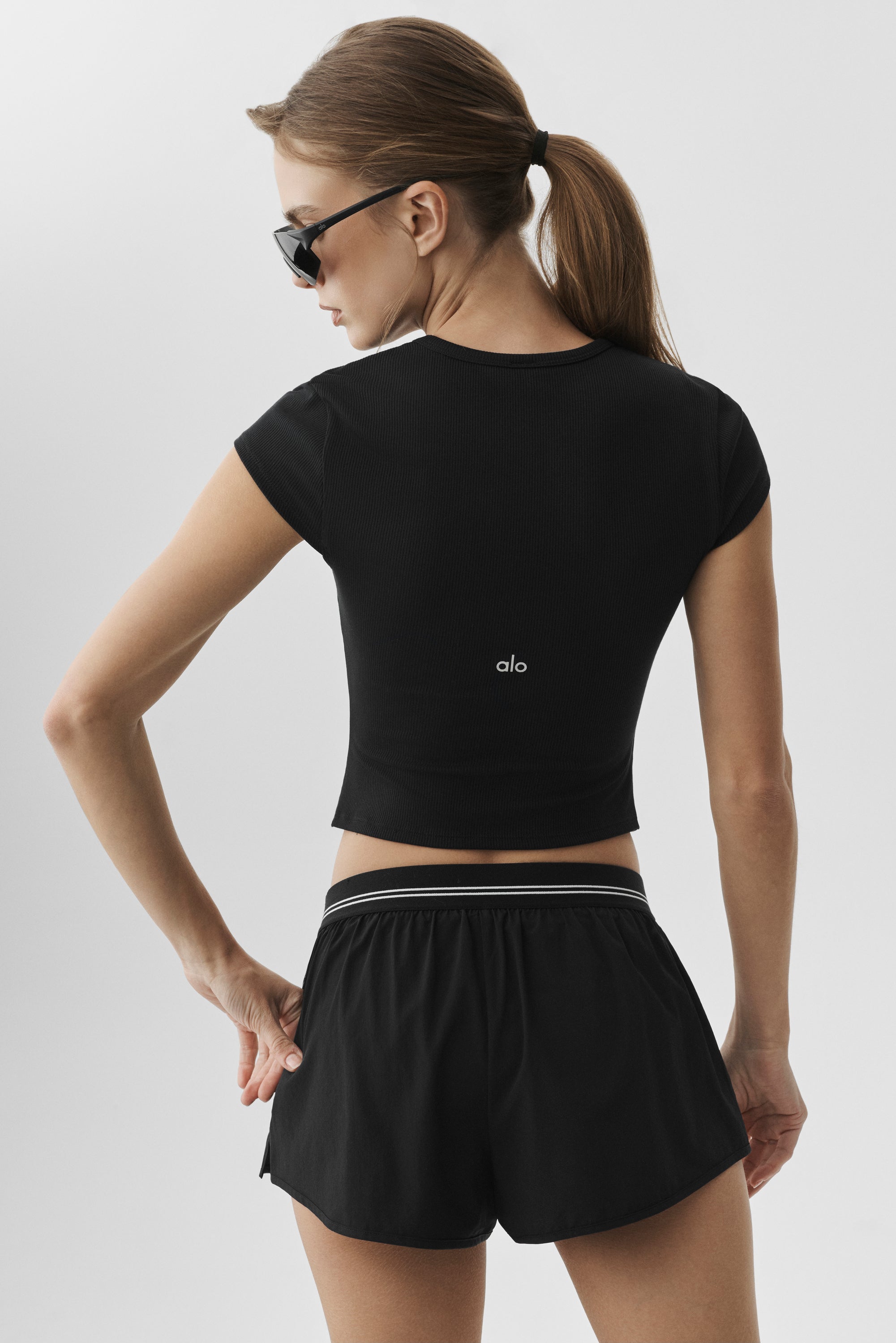 Ribbed Modal Cap Sleeve Top