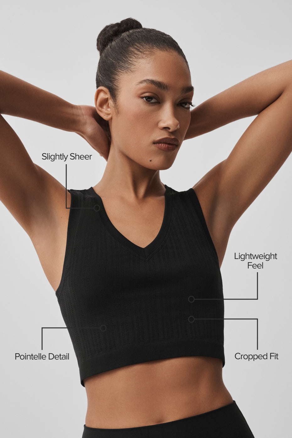 Débardeur Sans Coutures Pointelle